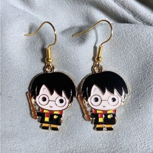 Earrings Harry Potter Gift Funko Style Kawaii Hogwarts Gryffindor Wizard Witch